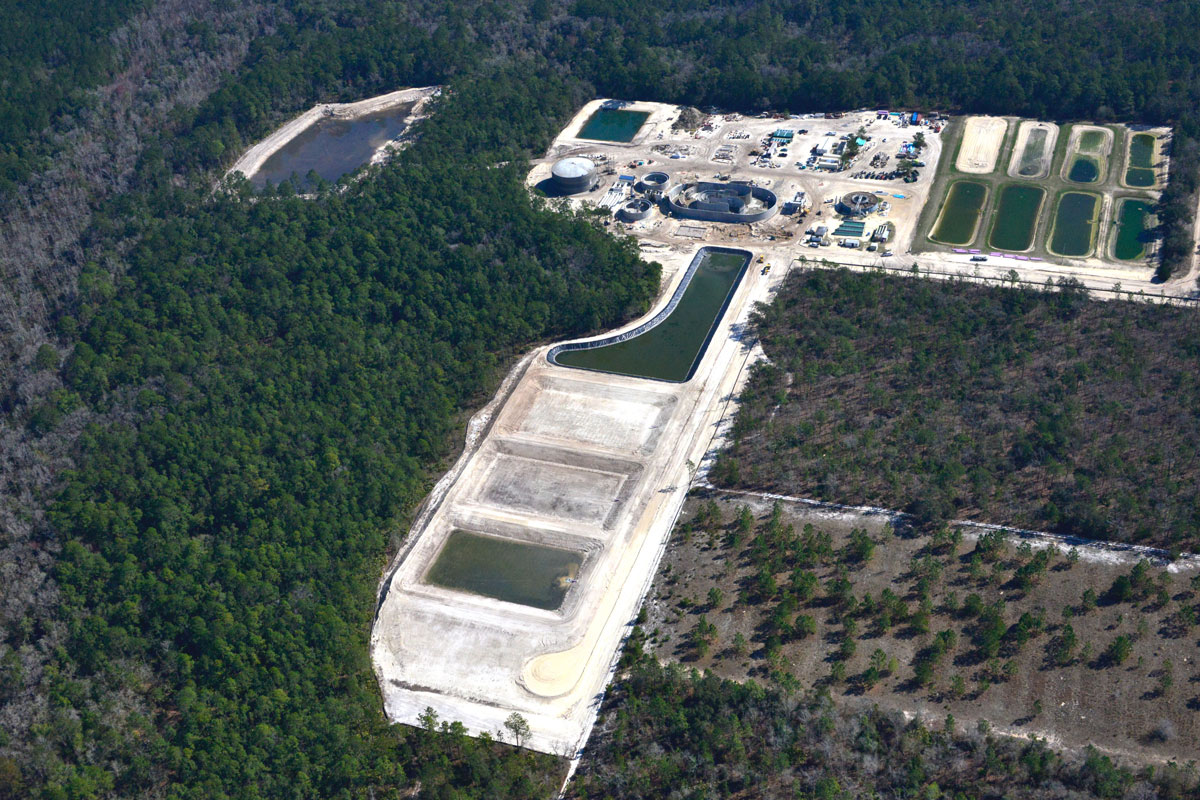 Peter's Creek Water Reclamation Facility Aerial Photo