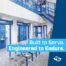 Interior of a detention facility with secure blue doors and stairways, featuring the message “Built to Serve. Engineered to Endure.”